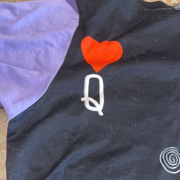 Louis Feraud vintage queen of hearts top size 12 - Picture 6 of 11